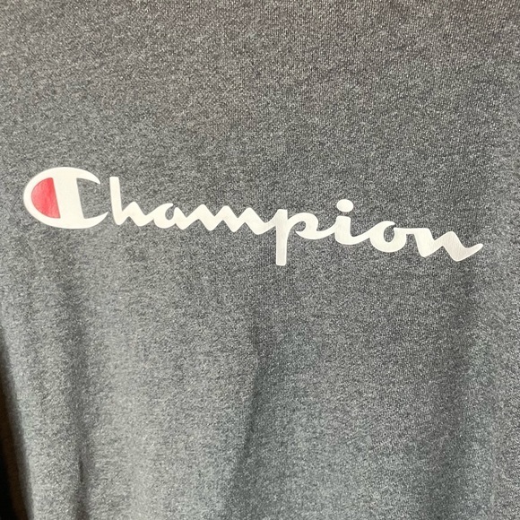 Champion Grey Crew Neck Sweatshirt Pullover NWT Size Large - Picture 3 of 9